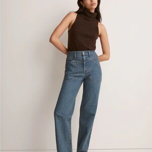 Madewell High Rise Vintage Wide Leg Women Jeans - Blue